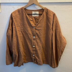 Sugar Candy Mountain Linen Top XS/S